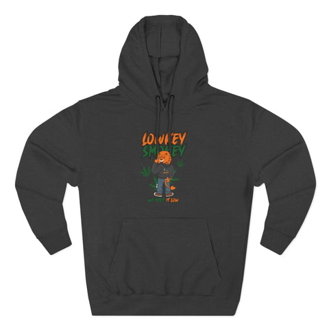 Hoodie — Low Key Stoner Graphic "Low Keyy" Fleece Pullover