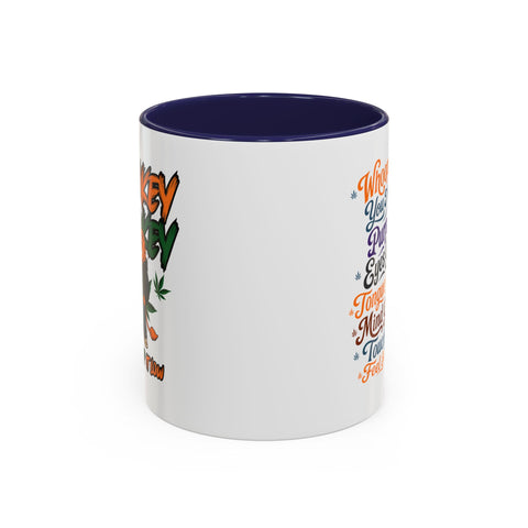 Lowkey Smokey Coffee Mug — Funny Cannabis Cat 11/15oz Accent Mug
