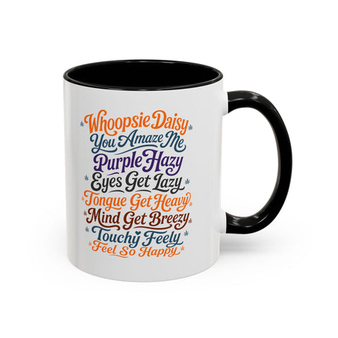 Lowkey Smokey Coffee Mug — Funny Cannabis Cat 11/15oz Accent Mug